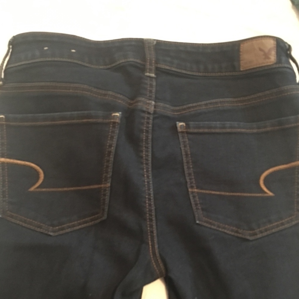 American Eagle dark blue skinny jeans